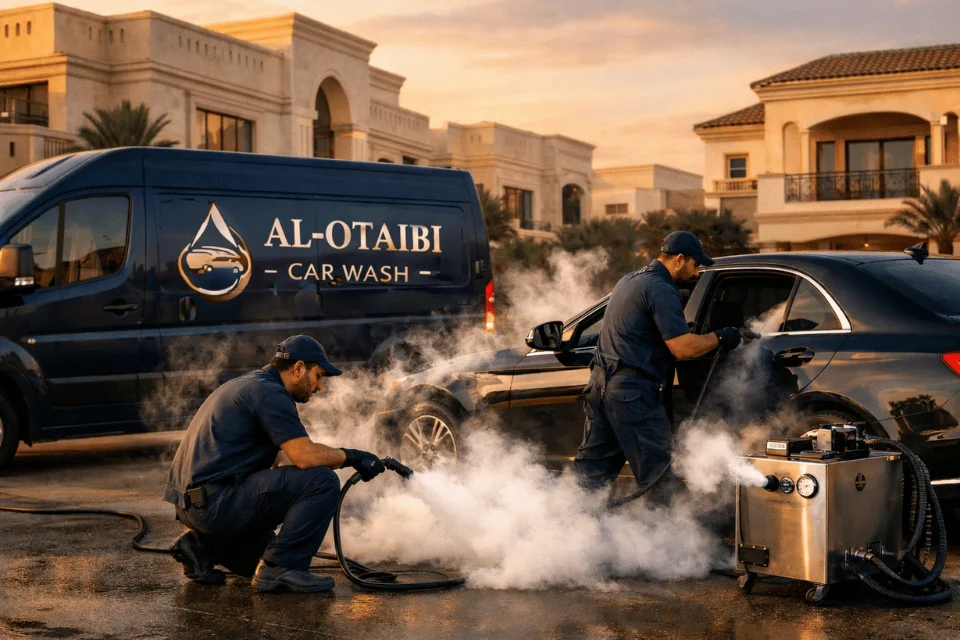 مغسلة العتيبي - غسيل سيارات متنقل بالبخار في الدمام والخبر